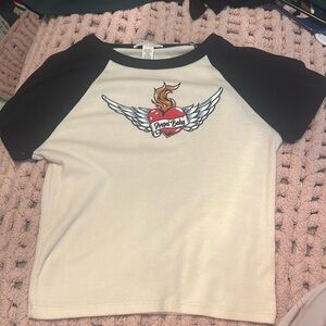 Angel baby cropped T-shirt